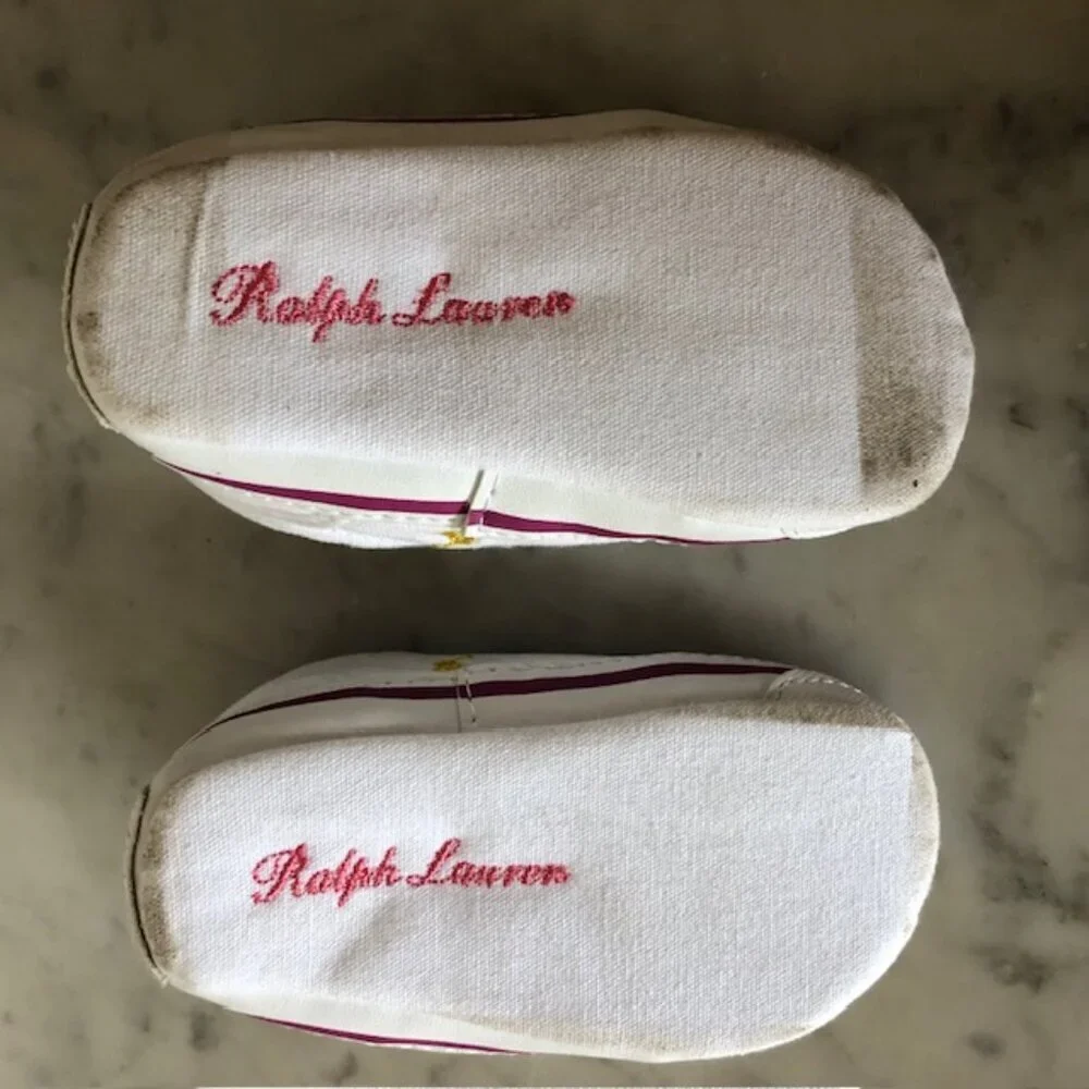 RALPH LAUREN POLO Baby Crib Shoes